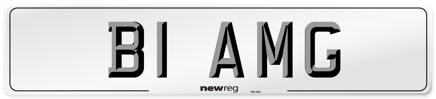 B1 AMG Number Plate from New Reg